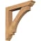 Ekena Millwork Imperial Traditional Smooth Bracket w/ Offset Brace, Western Red Cedar, 5 1/2"W x 30"D x 30"H BKT0604X30X30IMP01SWR - alternate 1